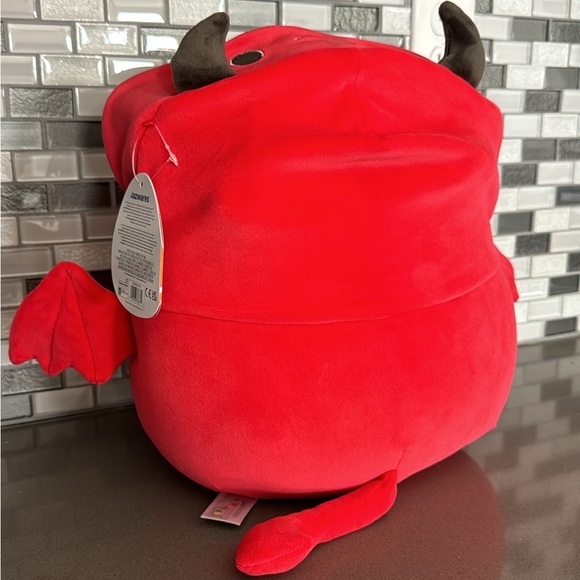 Squishmallow DUSTIN THE DALMATIAN Dante The Demon Costume 12” Halloween 2023 NEW - Picture 7 of 16